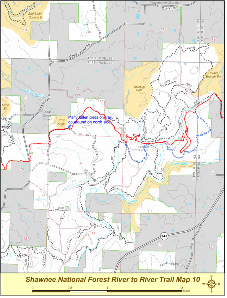 Newer Maps – River to River Trail Hike