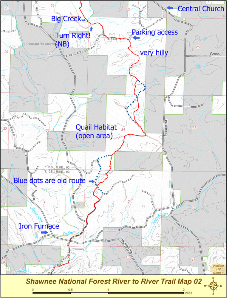 Newer Maps – River to River Trail Hike