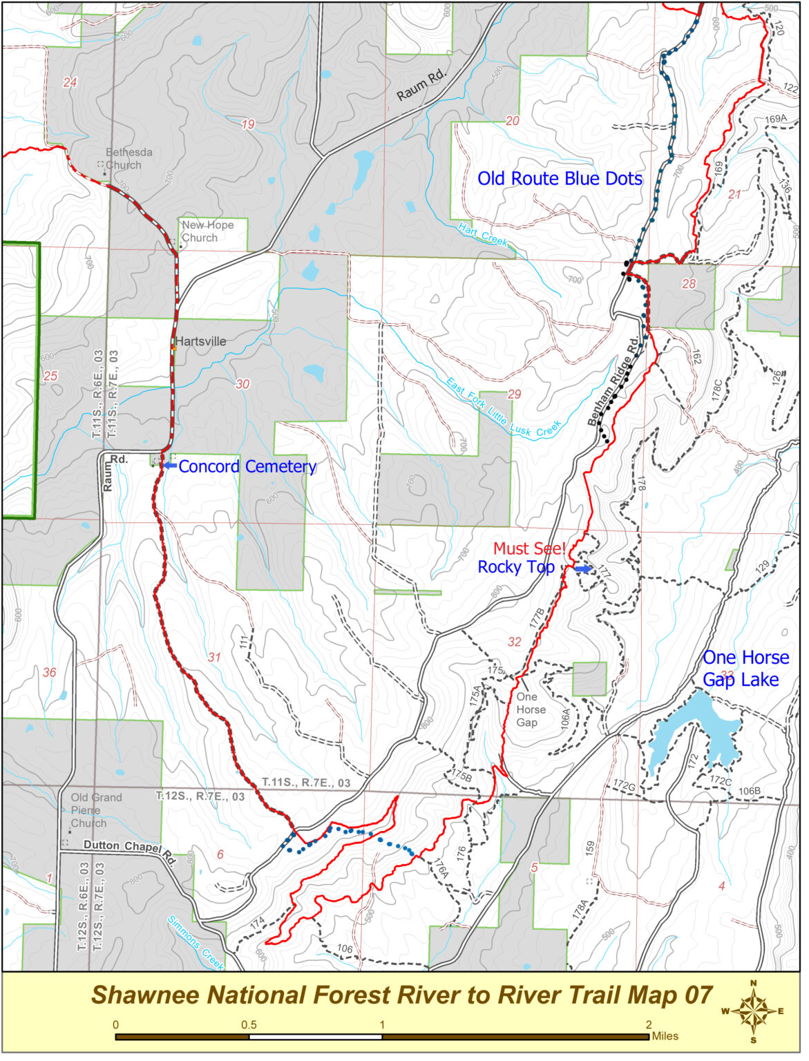 Newer Maps – River to River Trail Hike